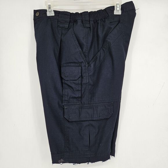 5.11 Tactical Cargo Shorts Mens 34 Ripstop Blue Workwear Security Custom - Picture 10 of 12